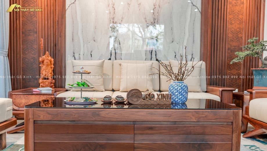 Sofa gỗ óc chó Vela II SFOC 14 - 4