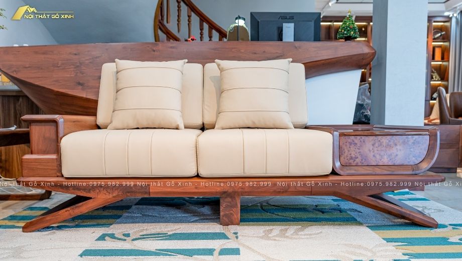 Sofa gỗ óc chó Vela II SFOC 14 - 7