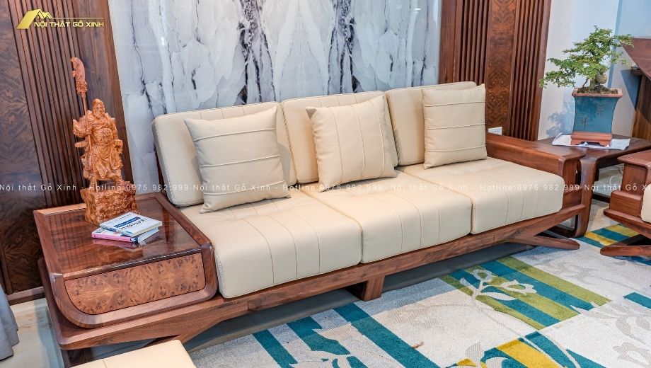 Sofa gỗ óc chó Vela II SFOC 14 - 8