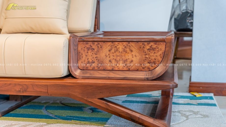 Sofa gỗ óc chó Vela II SFOC 14 - 9