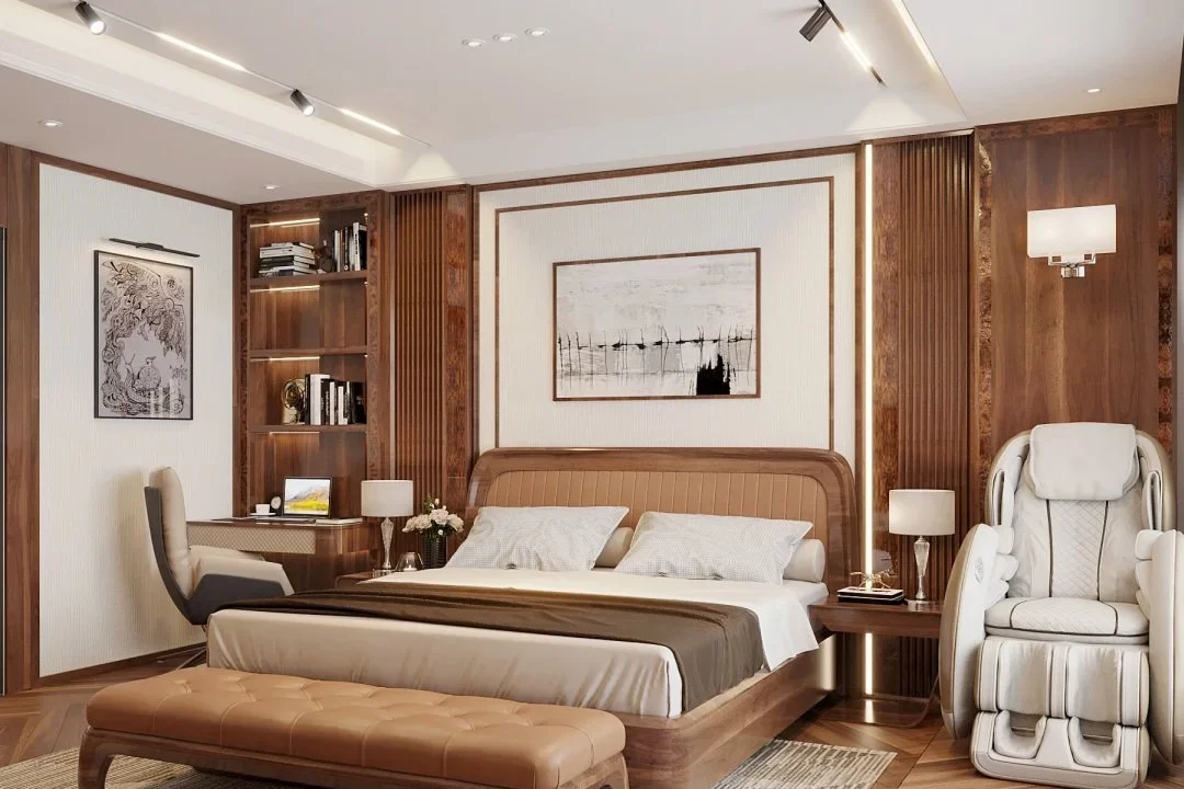 GIƯỜNG NGỦ GỖ ÓC CHÓ SALLI- GOC03