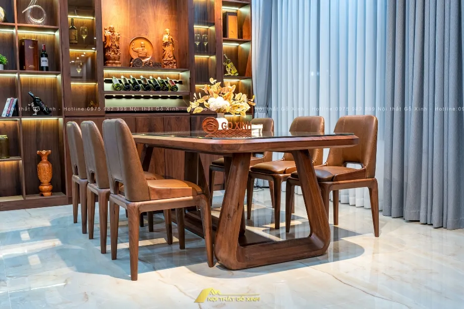 Cách bảo quản bàn ăn gỗ óc chó