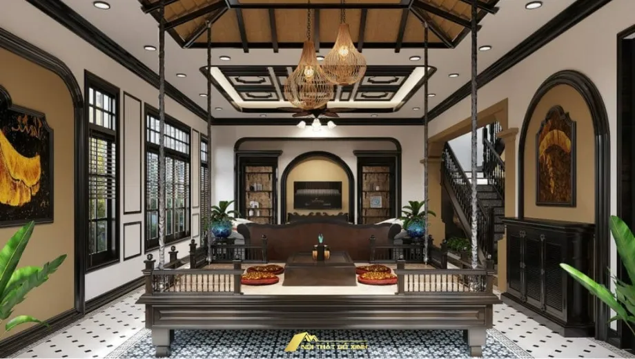 kiến trúc Indochine - Nội thất indochine