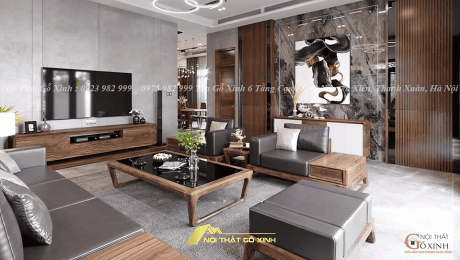 Ứng Dụng Màu Gỗ Óc Chó Tự Nhiên Trong Nội Thất Cao Cấp