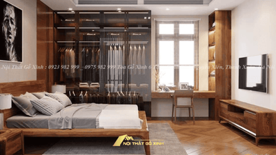 Cá nhân hóa không gian sống với nội thất gỗ óc chó