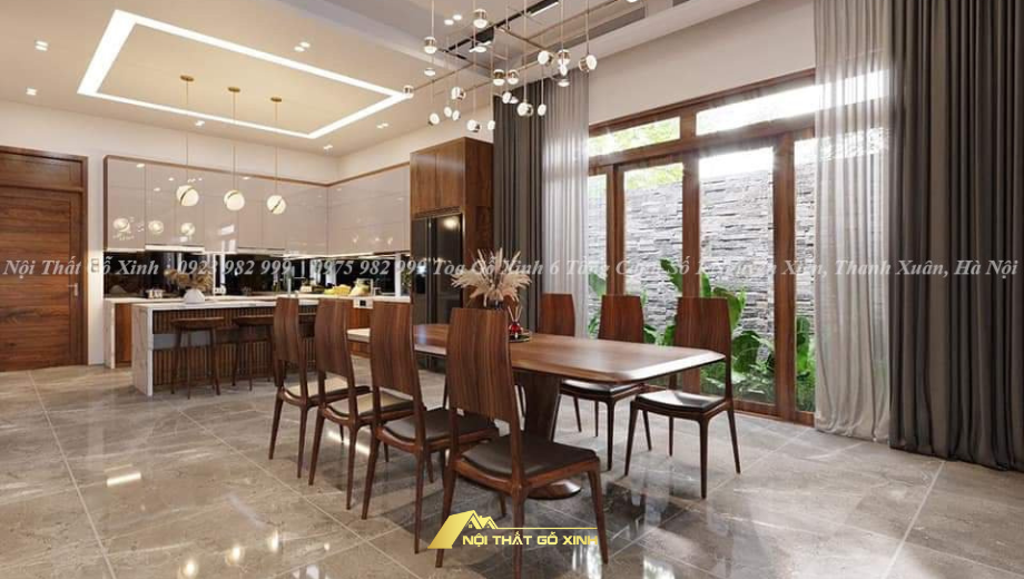 Những sai lầm thường gặp khi thiết kế nội thất phòng bếp gỗ óc chó