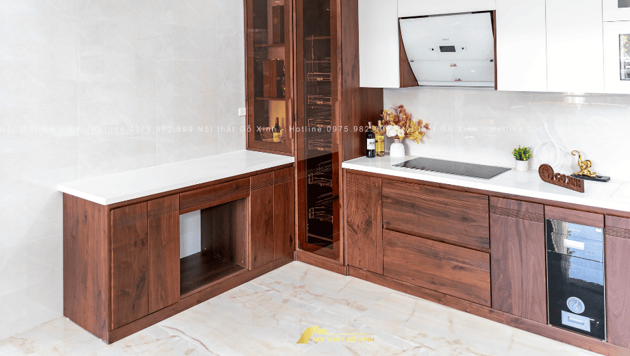Cách chọn nội thất gỗ óc chó để tối ưu diện tích nhà nhỏ