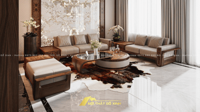 Thiết Kế Thi Công Nội Thất Gỗ Óc Chó Theo Mệnh Gia Chủ