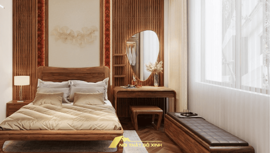 Các sản phẩm nội thất gỗ óc chó tại xưởng sản xuất Gỗ Xinh