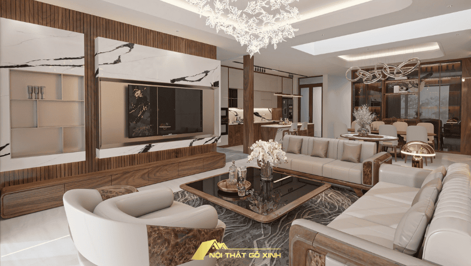 Đảm Bảo Tính Tổng Thể Khi Thi Công Nội Thất Biệt Thự