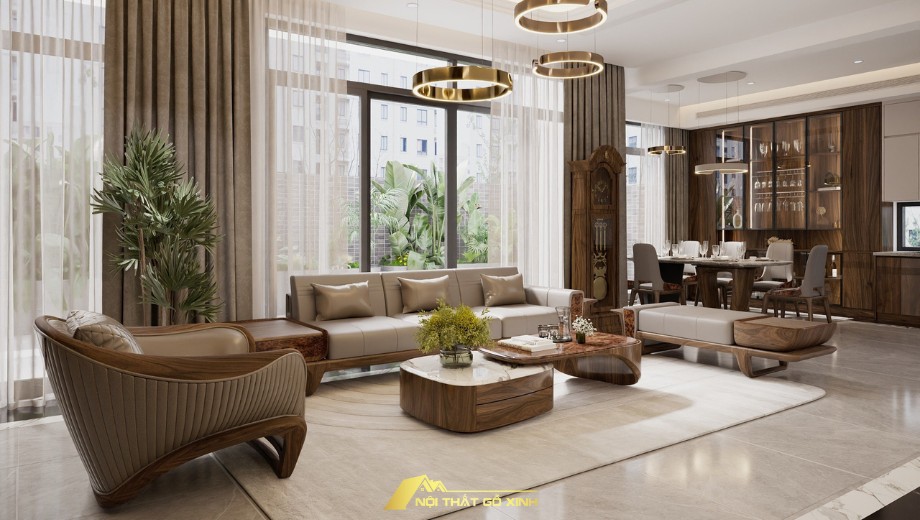 Ghế sofa gỗ