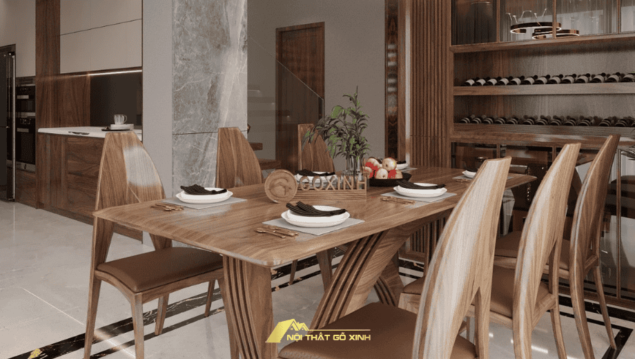 Những sai lầm thường gặp khi thiết kế nội thất phòng bếp gỗ óc chó