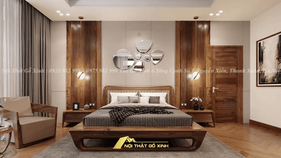 Ứng Dụng Màu Gỗ Óc Chó Tự Nhiên Trong Nội Thất Cao Cấp