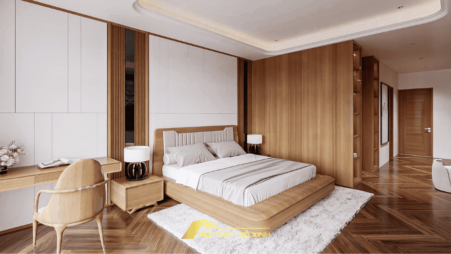 Ứng Dụng Màu Gỗ Óc Chó Tự Nhiên Trong Nội Thất Cao Cấp