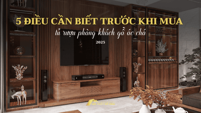 5 điều cần biết trước khi mua tủ rượu cho phòng khách
