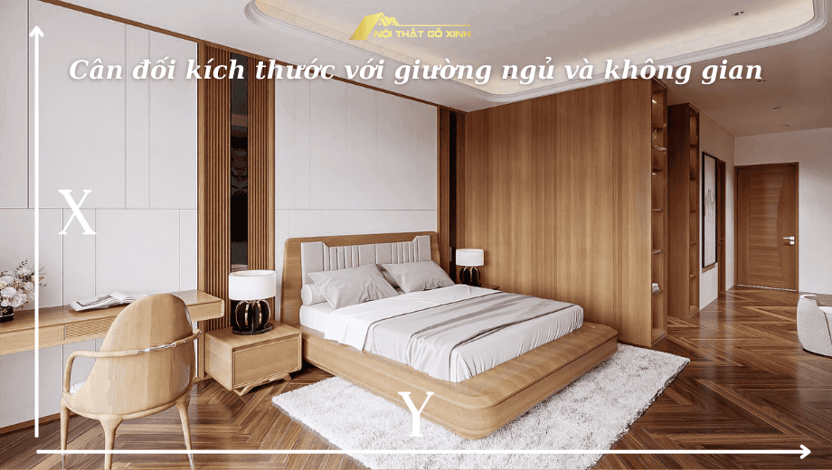 Táp đầu giường gỗ óc chó giúp phòng ngủ trở nên tiện nghi hơn