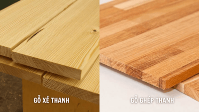 Phân Biệt Gỗ Xẻ Thanh Và Gỗ Ghép Thanh