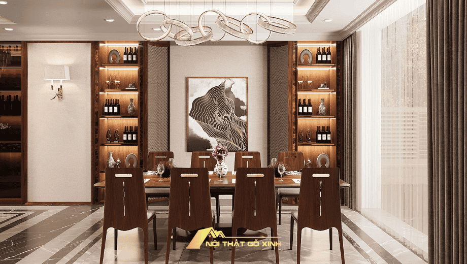 Gỗ Xinh là địa chỉ đáng tin cậy cho những ai đang tìm kiếm bộ bàn ăn gỗ óc chó 8 ghế