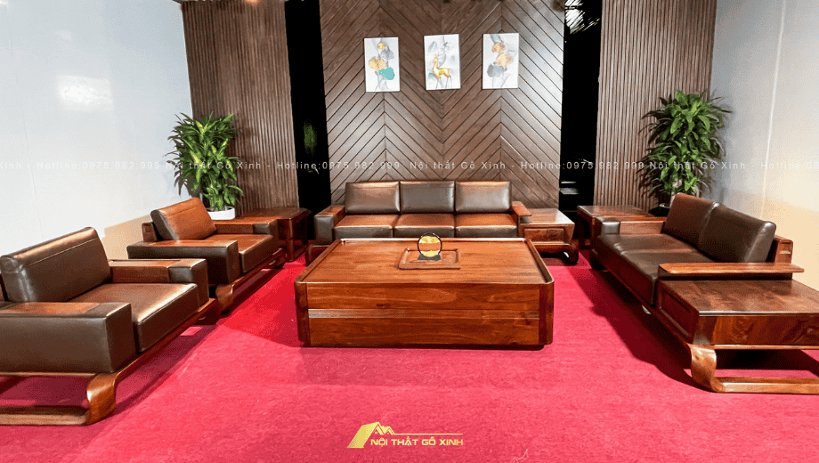 Mua sofa gỗ óc chó ở đâu uy tín, giá tốt