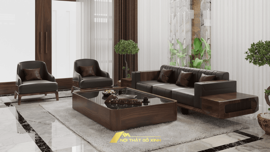 Cách phối hợp bàn trà mặt đá