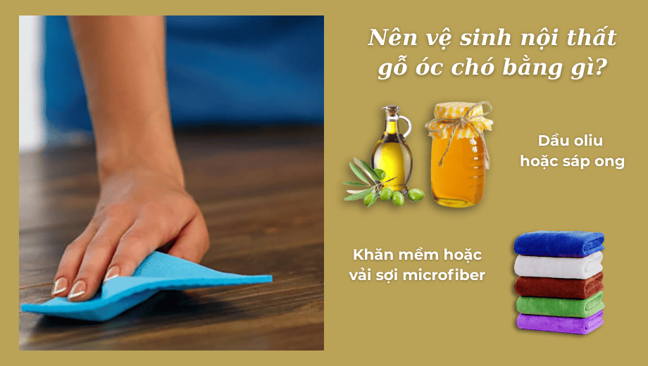 Chăm sóc và bảo quản bàn trà gỗ óc chó