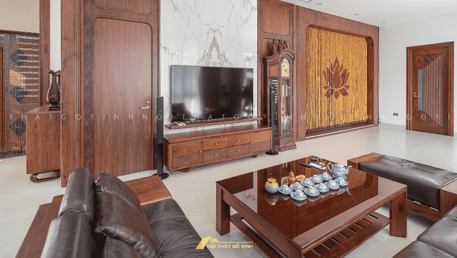 Lựa chọn kệ trang trí gỗ óc chó đẹp, bền, sang trọng tại Gỗ Xinh