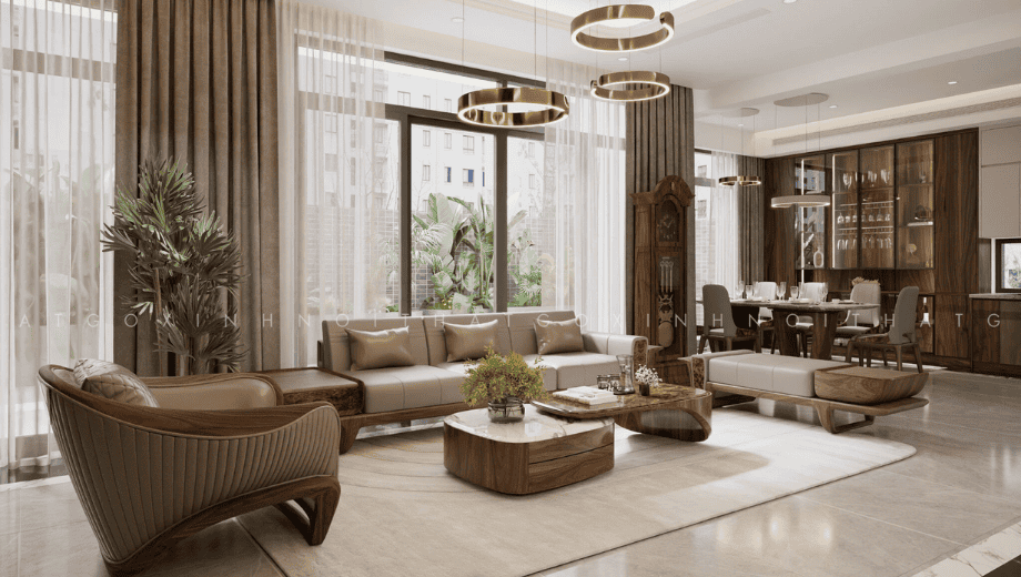 Lưu Ý Khi Thiết Kế Nội Thất Gỗ Óc Chó Hiện Đại
