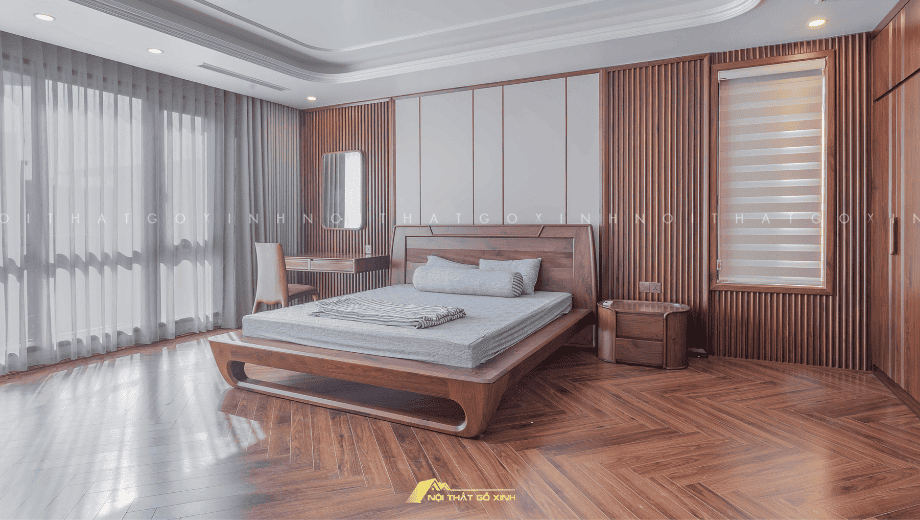 Mẫu thiết kế phòng ngủ ấm cúng, hỗ trợ vận khí