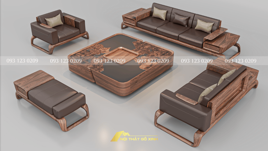 Gỗ Xinh – Xưởng sản xuất sofa gỗ óc chó uy tín tại Hà Nội