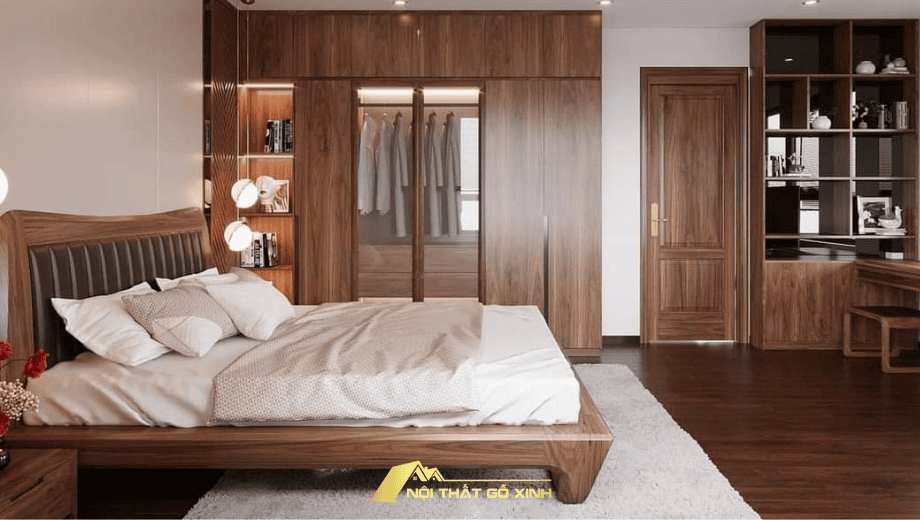 Đặt Giường Ngủ Lệch Hướng Cửa Ra Vào