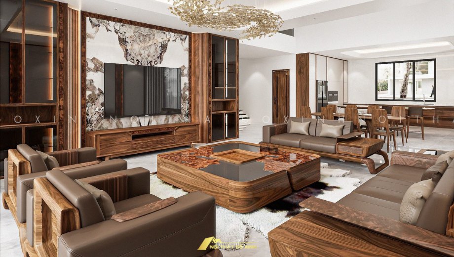 Giới thiệu về sofa gỗ óc chó và lý do được yêu thích