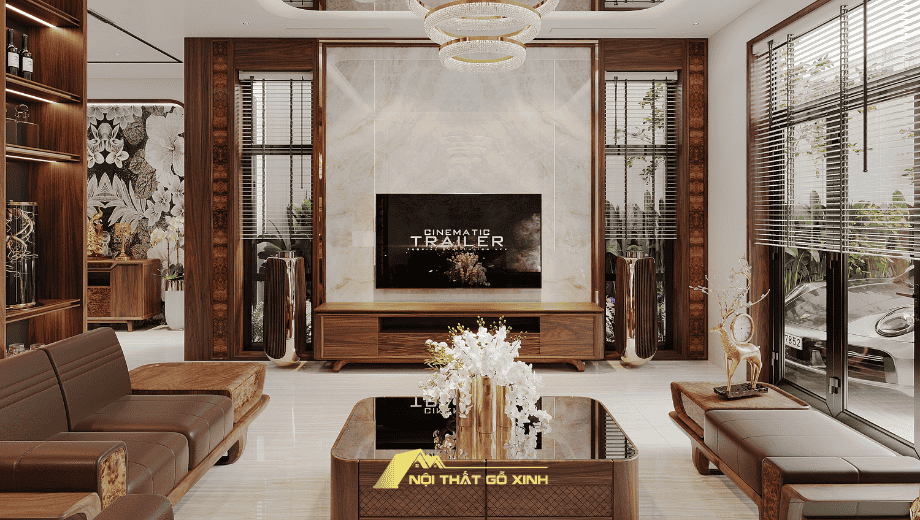 Kệ Tivi Tân Cổ Điển