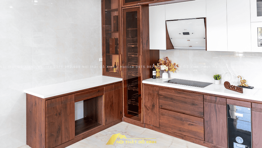 Ưu Điểm Của Tủ Bếp Gỗ Óc Chó 