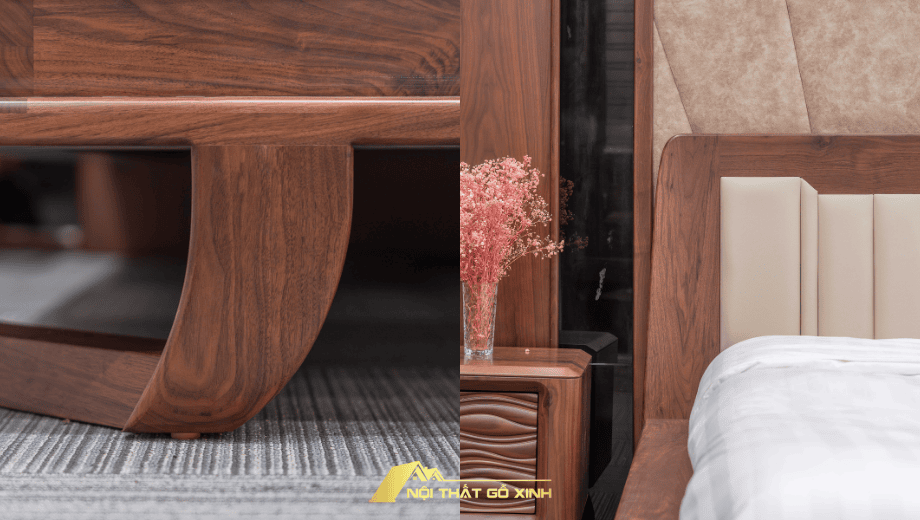 Ưu Điểm Vượt Trội Của Giường Ngủ Gỗ Óc Chó