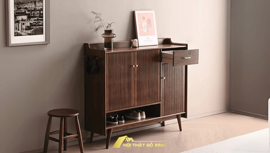 Vai Trò Của Tủ Giày Gỗ Óc Chó Trong Tăng Cường Thẩm Mỹ Không Gian