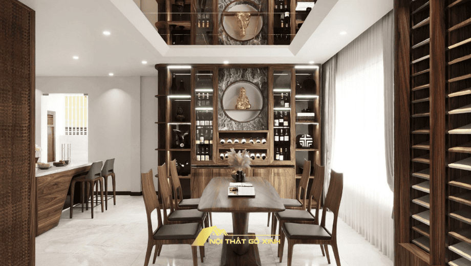 Xu Hướng Thiết Kế Bộ Bàn Ăn Gỗ Óc Chó Trong Nội Thất Hiện Đại