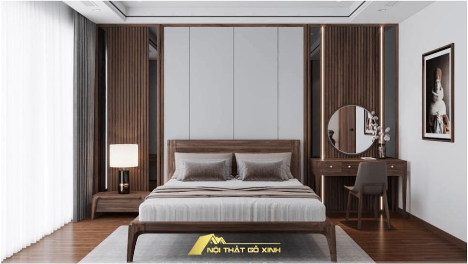 Lưu ý khi đặt bàn trang điểm gỗ óc chó