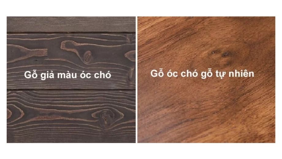 Kiểm tra màu sắc và vân gỗ 