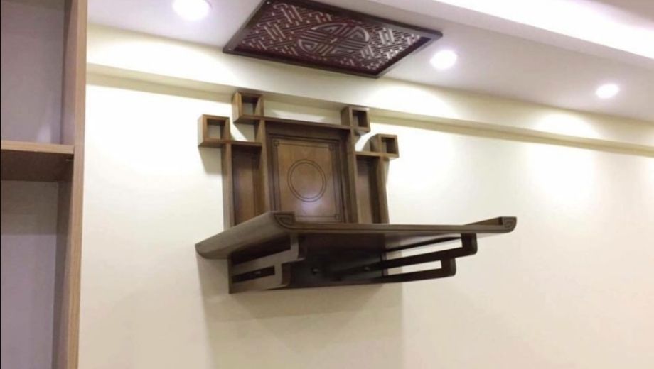 Bàn thờ treo gỗ óc chó