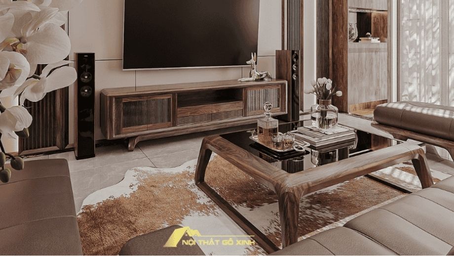 Bàn trà hình chữ nhật 