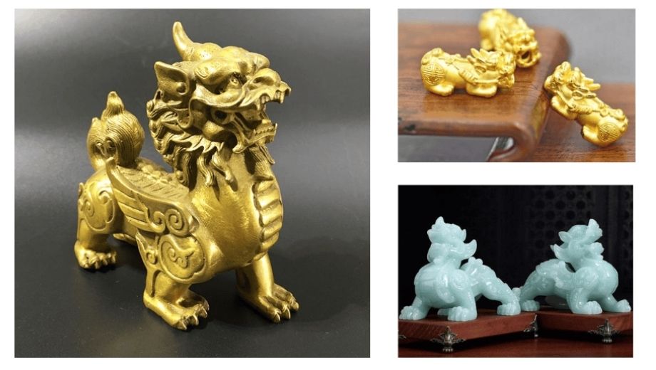 Đá phong thủy kết hợp gỗ óc chó