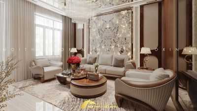 Phối màu nội thất gỗ óc chó phong thủy phù hợp từng không gian
