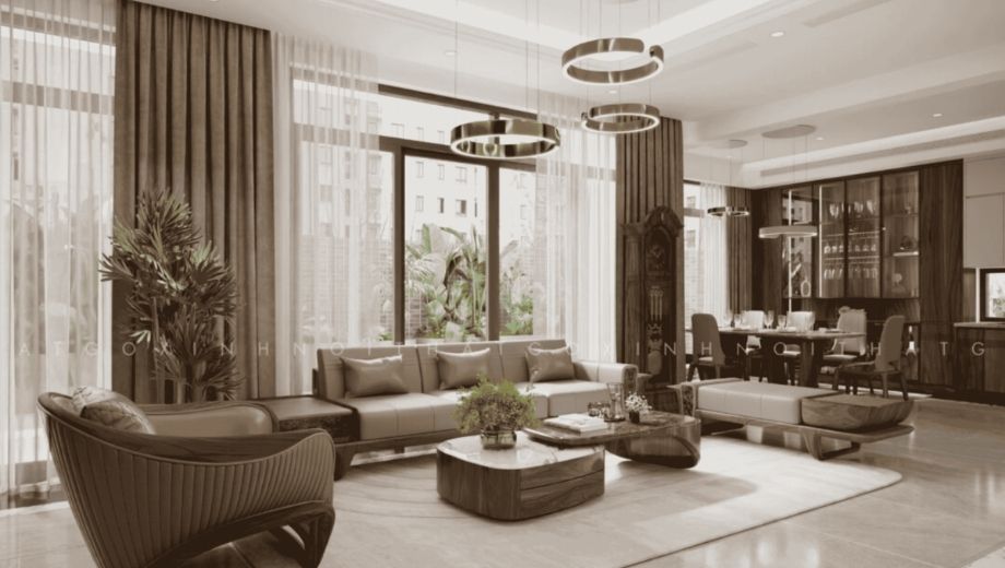 Sofa gỗ óc chó kết hợp được nhiều phong cách và nội thất