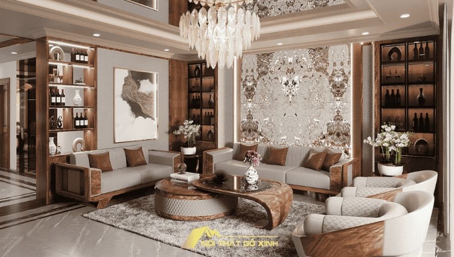 Sự sang trọng đẳng cấp của gỗ óc chó trong thiết kế nội thất 