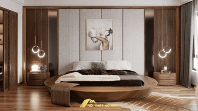 Top 5 mẫu thiết kế phòng ngủ gỗ óc chó