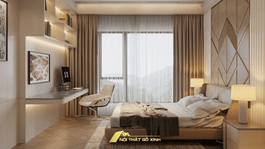 GIường ngủ kết hợp nội thất tăng cường năng lượng tích cực 