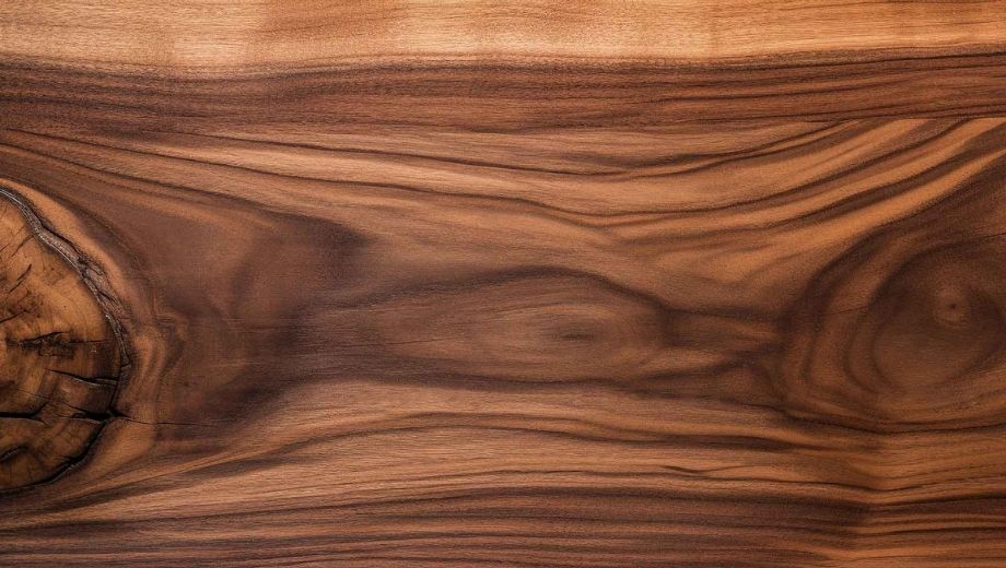 Màu gỗ óc chó trong nội thất 