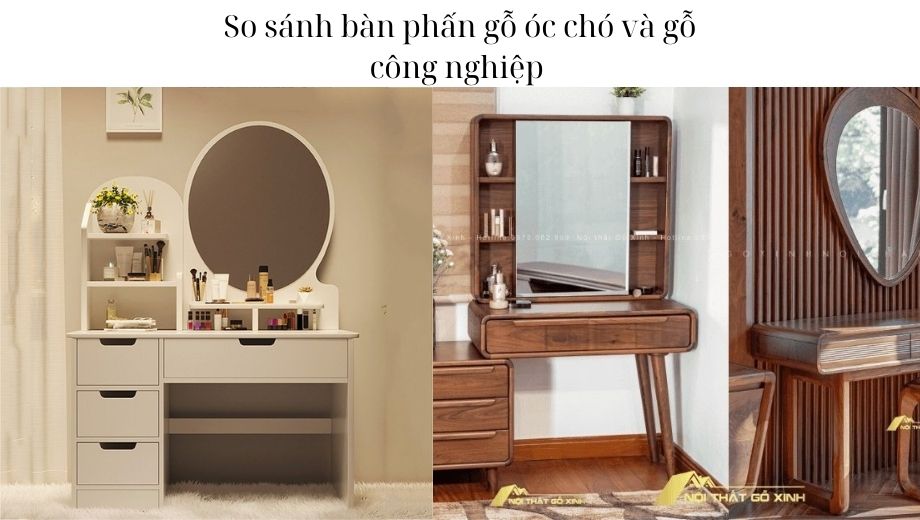 So sánh hai loại bàn phấn 
