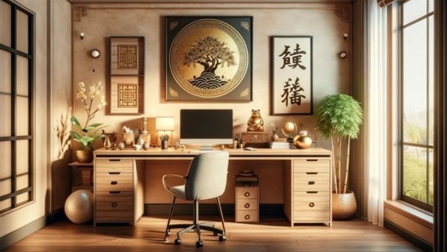 Bố trí bàn làm việc theo phong thủy
