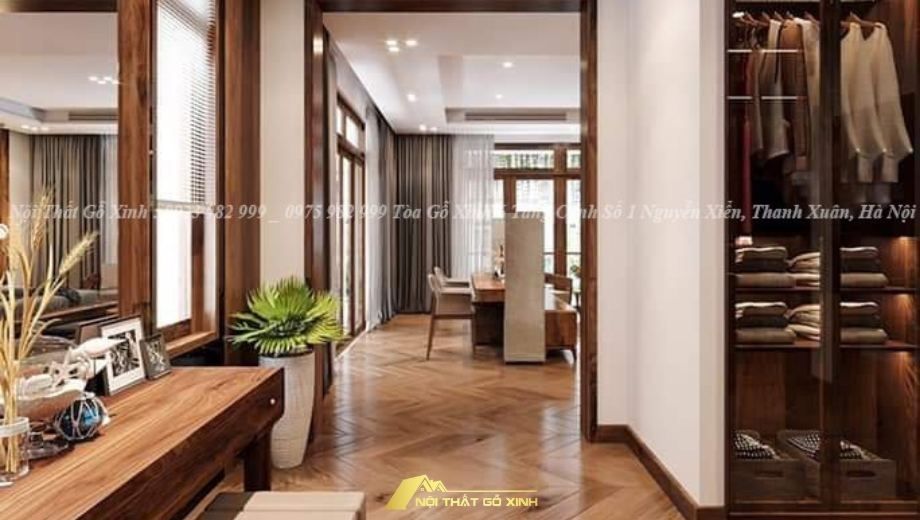 Cách sắp xếp lối đi và không gian 